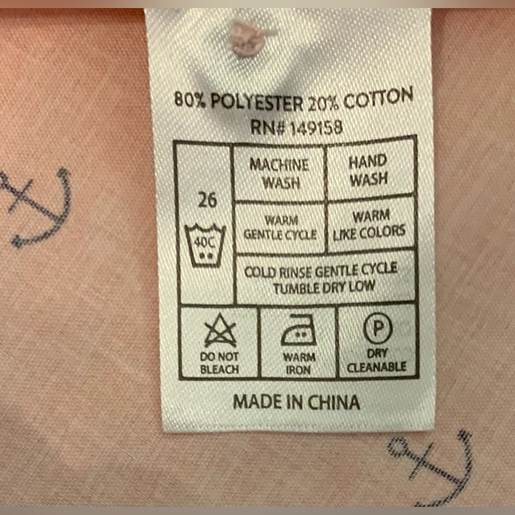 Pink Anchor Print Kids Button Down Shirt - Picture 10 of 13